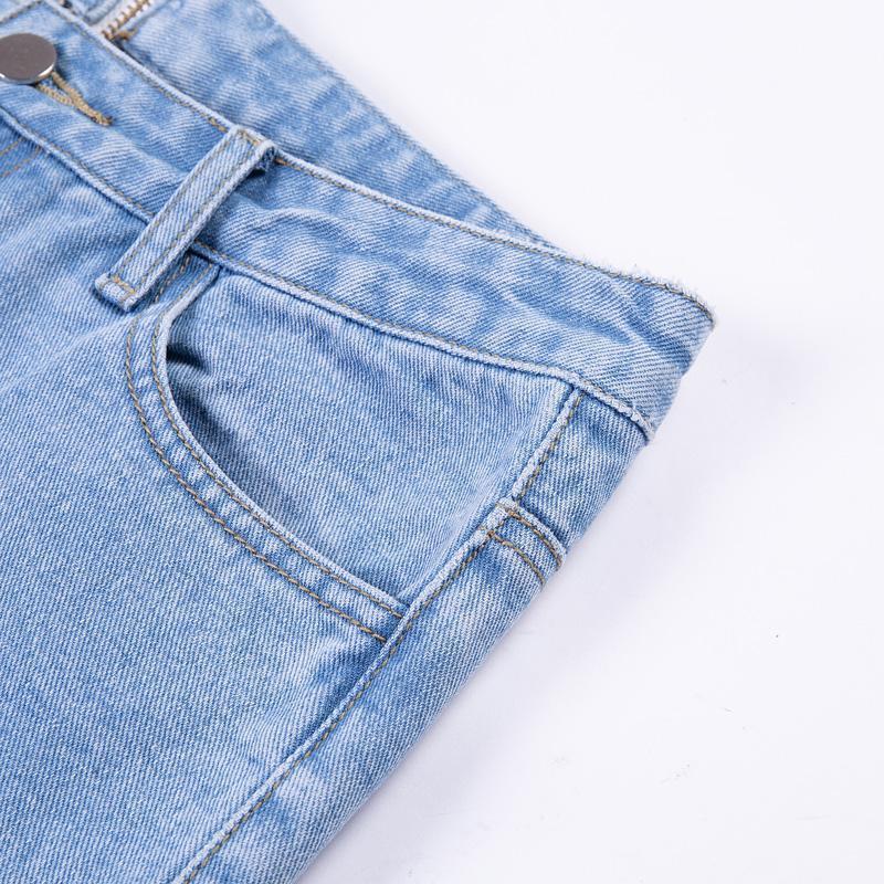 High Waisted Back Zipper Jeans by White Market