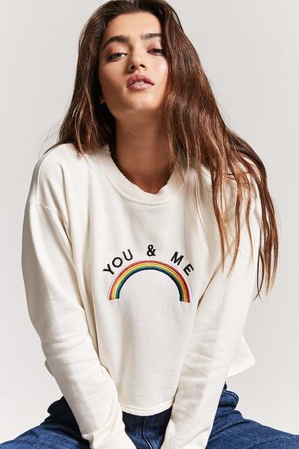 You & Me Rainbow Pullover by White Market