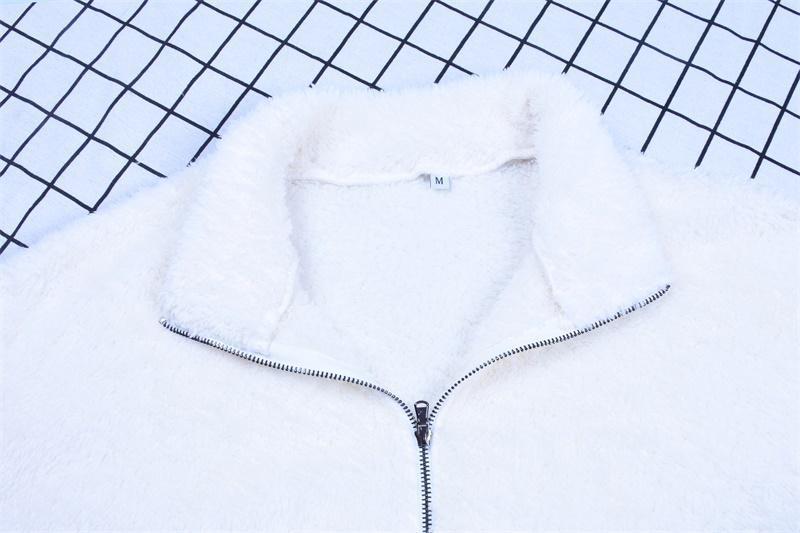 Zip Up Sherpa Pullover by White Market