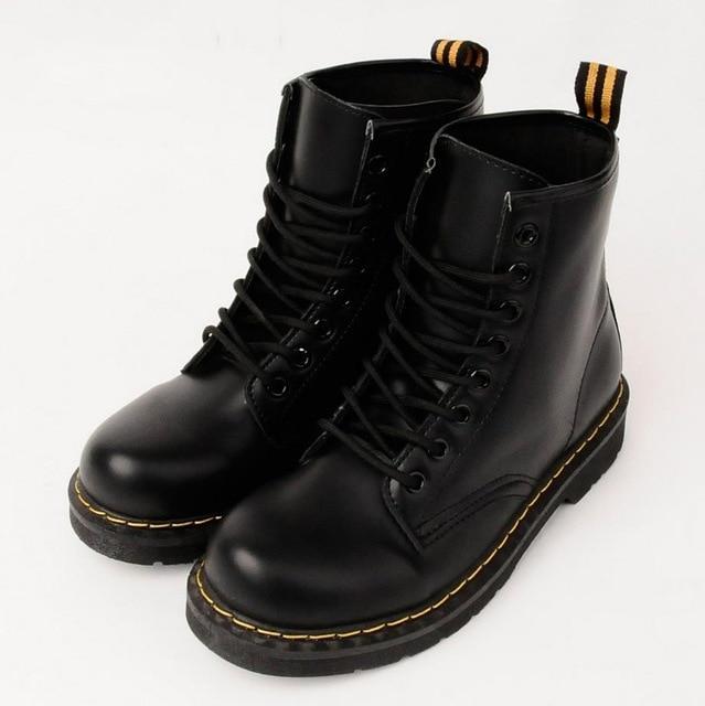 Vegan Leather Marten Boots by White Market