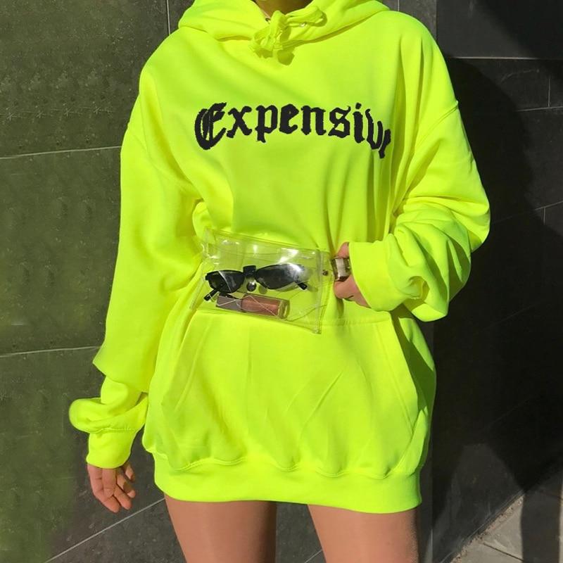 "Expensive" Neon Hoodie by White Market