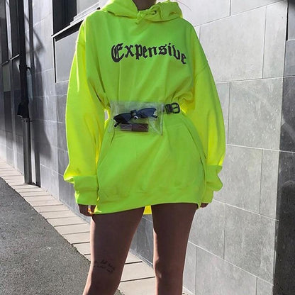 "Expensive" Neon Hoodie by White Market