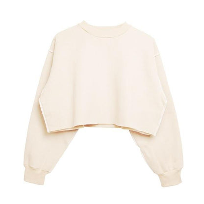 French Terry Pullover Sweater by White Market