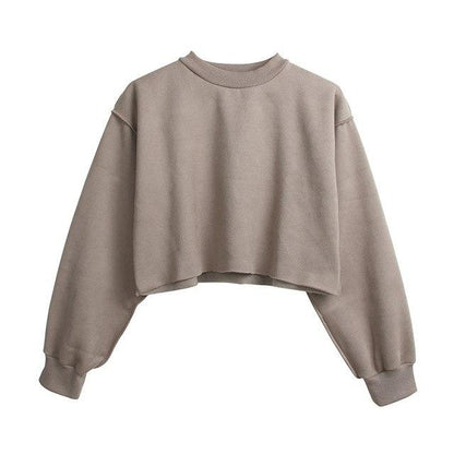 French Terry Pullover Sweater by White Market