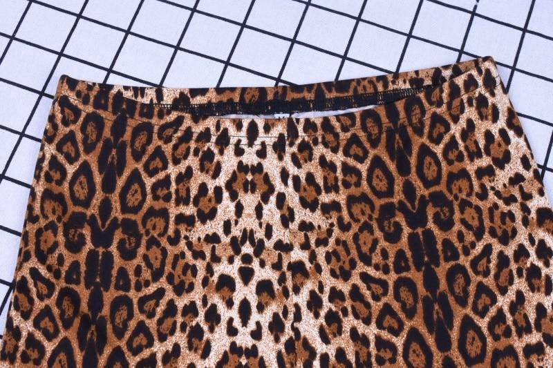 Slim Leopard Bell Bottoms by White Market