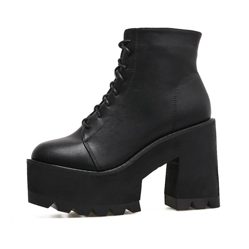 Classic Platform Boots by White Market