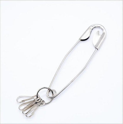 Safety Pin Key Ring by White Market