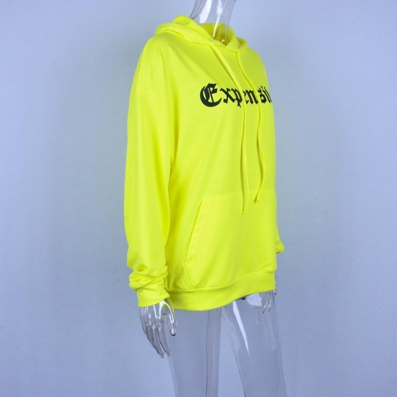 "Expensive" Neon Hoodie by White Market