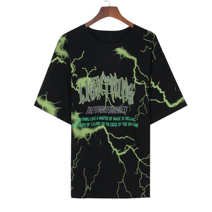 Neon Lightning Tee by White Market