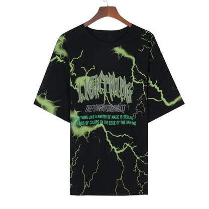 Neon Lightning Tee by White Market