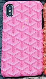 Chevron Pattern Leather iPhone Case by White Market