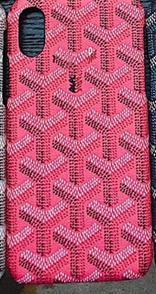 Chevron Pattern Leather iPhone Case by White Market