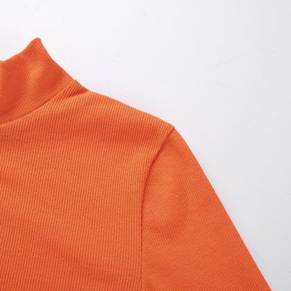 Neon Orange Turtleneck by White Market