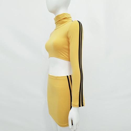 KILL BILL TWO PIECE LONG SLEEVE SHIRT AND SKIRT by White Market