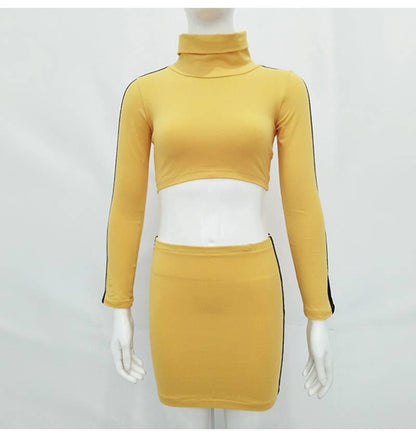 KILL BILL TWO PIECE LONG SLEEVE SHIRT AND SKIRT by White Market