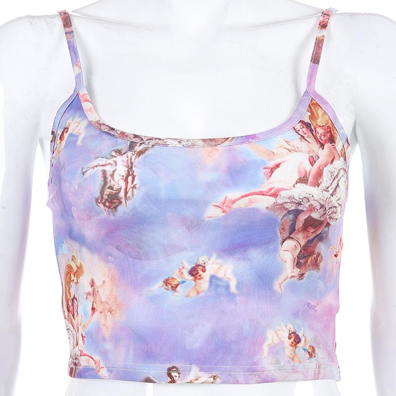 Classical Painting Camisole Top by White Market