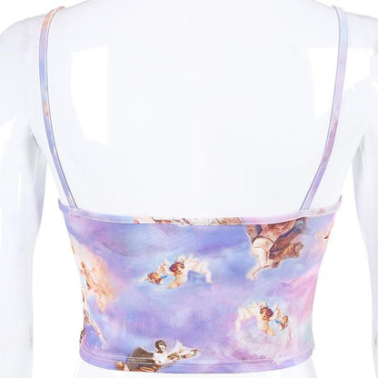 Classical Painting Camisole Top by White Market