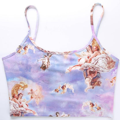 Classical Painting Camisole Top by White Market