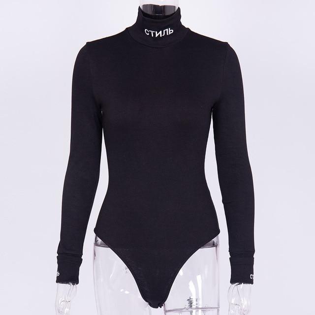 Russian Youth Turtleneck Bodysuit by White Market