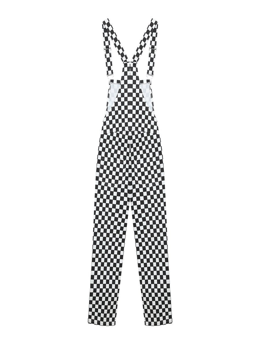 Checkered Overalls by White Market