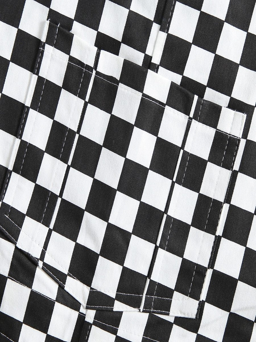 Checkered Overalls by White Market