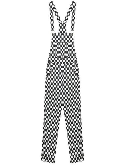 Checkered Overalls by White Market