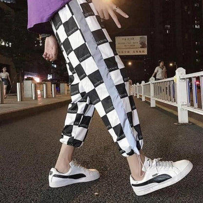 Reflective Portrait Joggers by White Market