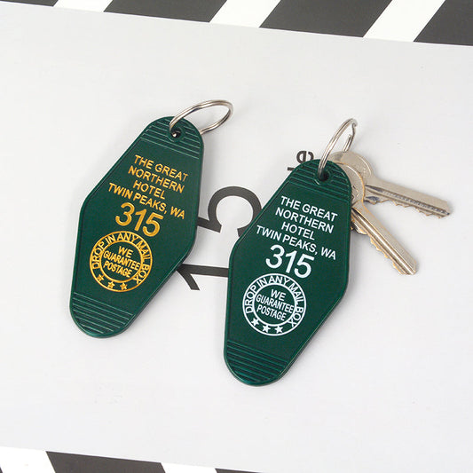 Twin Peaks Keychain by White Market