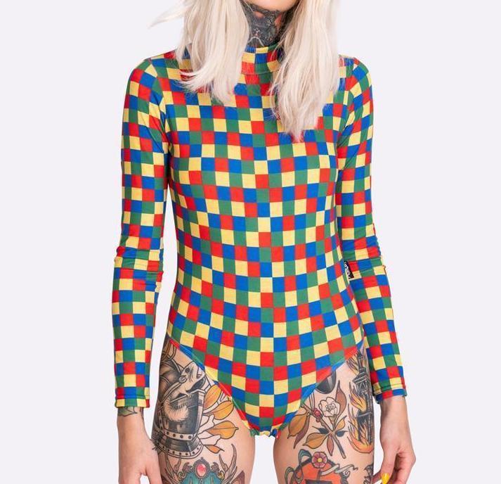 Pixel Bodysuit by White Market