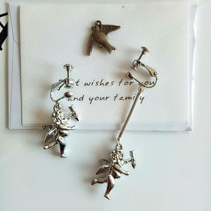 Cupid Earrings by White Market