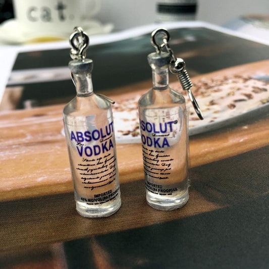 "Absolut Vodka" Earrings by White Market
