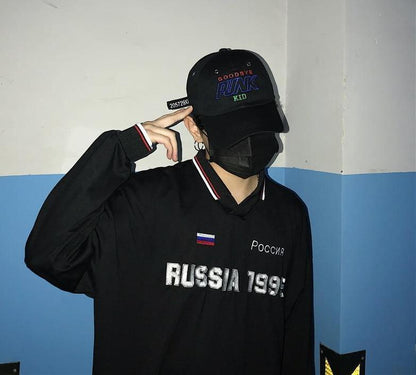 Oversized Vintage Russia 1995 Polo by White Market