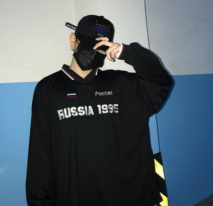 Oversized Vintage Russia 1995 Polo by White Market