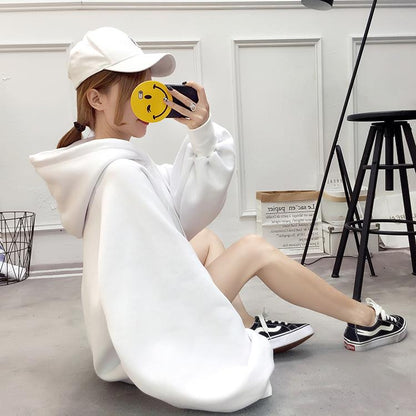 Oversized Lantern Sleeve Hoodie by White Market