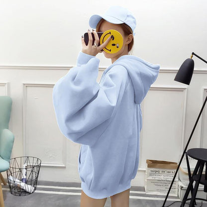 Oversized Lantern Sleeve Hoodie by White Market