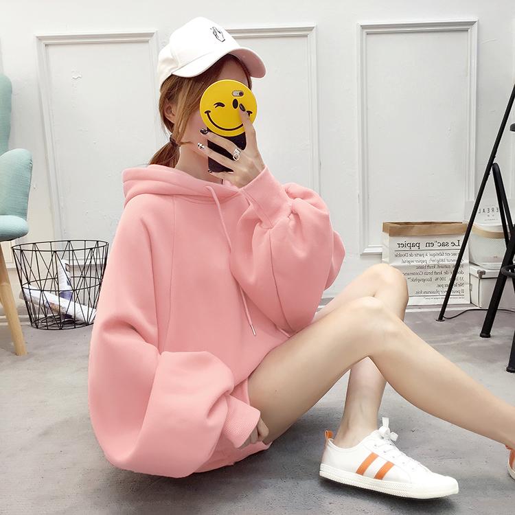 Oversized Lantern Sleeve Hoodie by White Market