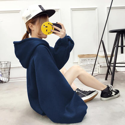 Oversized Lantern Sleeve Hoodie by White Market