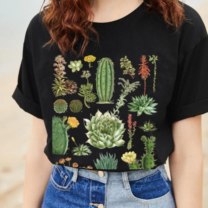 Succulent Cactus Tee by White Market