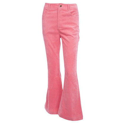 High Waisted Corduroy Bell Bottom Trousers by White Market