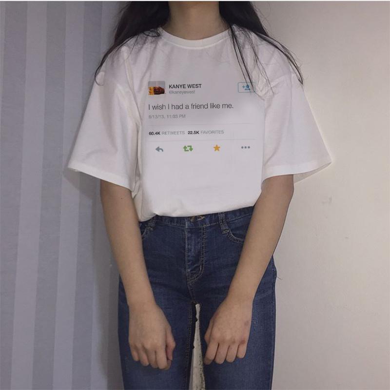 "I Wish I Had A Friend Like Me" Kanye Tee by White Market