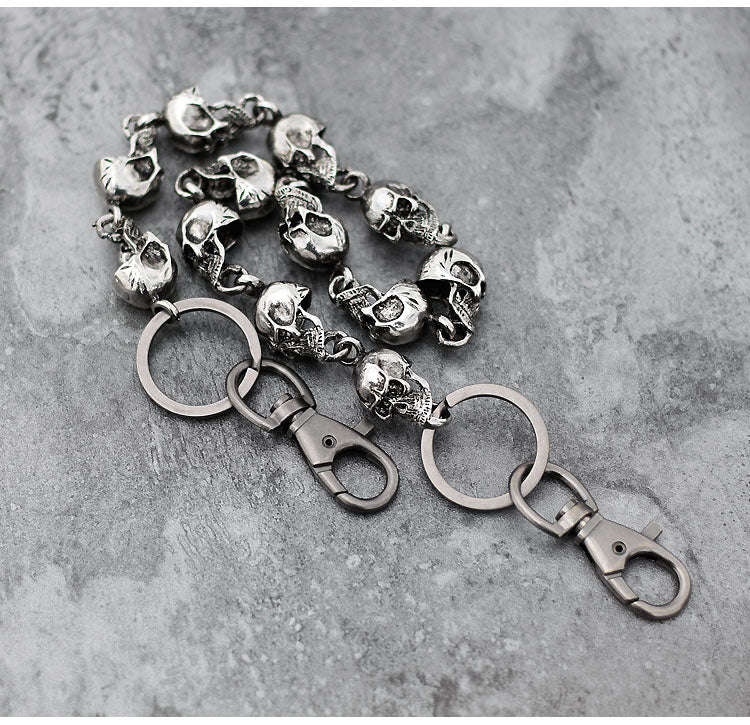 Skull Key Chain by White Market