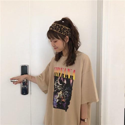 Oversized Vintage Grunge Tee by White Market