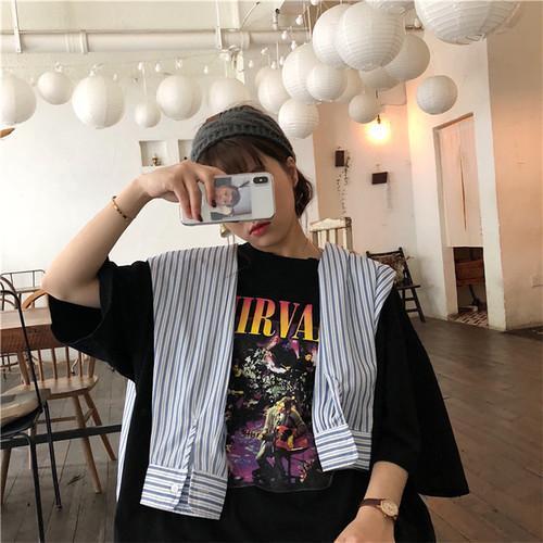 Oversized Vintage Grunge Tee by White Market