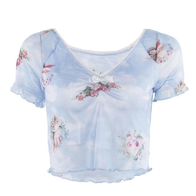 Heaven Cropped Top by White Market