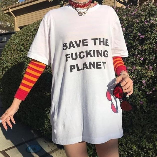 Save The F**king Planet Tee by White Market