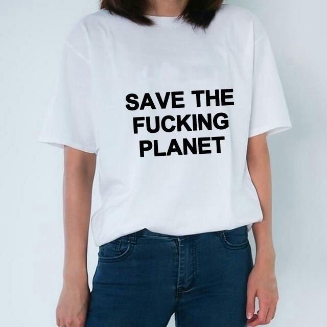 Save The F**king Planet Tee by White Market