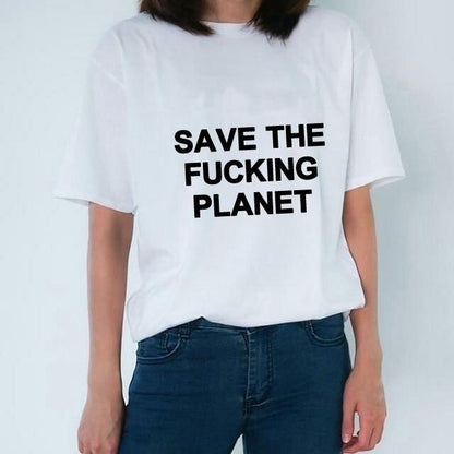 Save The F**king Planet Tee by White Market