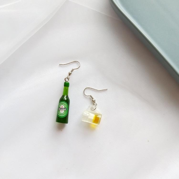 Mini Beer Earrings by White Market