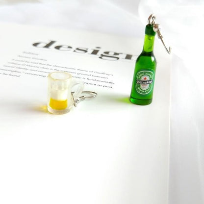 Mini Beer Earrings by White Market