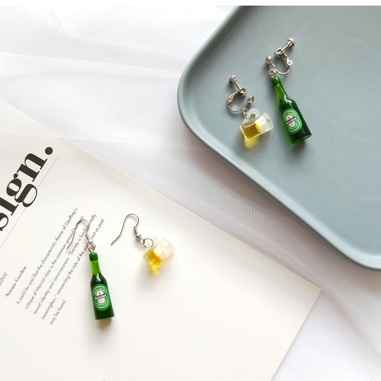 Mini Beer Earrings by White Market